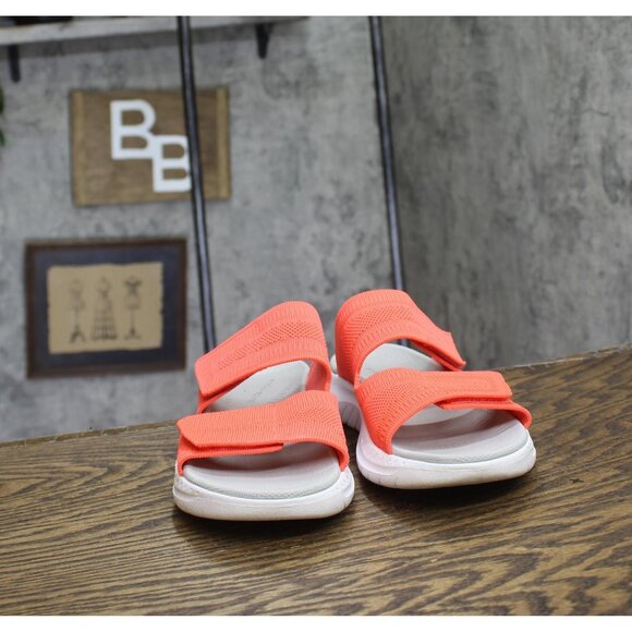 Easy Spirit Dashtyn Double Band Lightweight Slip-on Sandals Orange Coral 7M - Picture 3 of 10